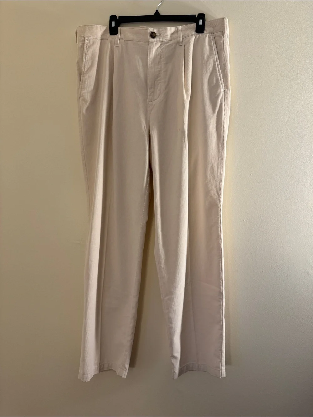 J. CREW Classic Fit Pleated Corduroy Wale Trousers